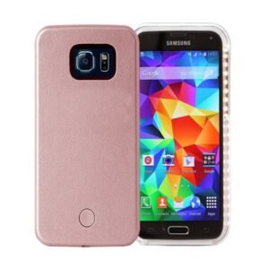 LED Flash - Selfie Case - Samsung Galaxy G930 S7 - Rose Gold