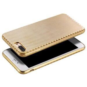 Apple iPhone 7/iPhone 8  Sulada Slim Carbon Fiber Pattern  Gold