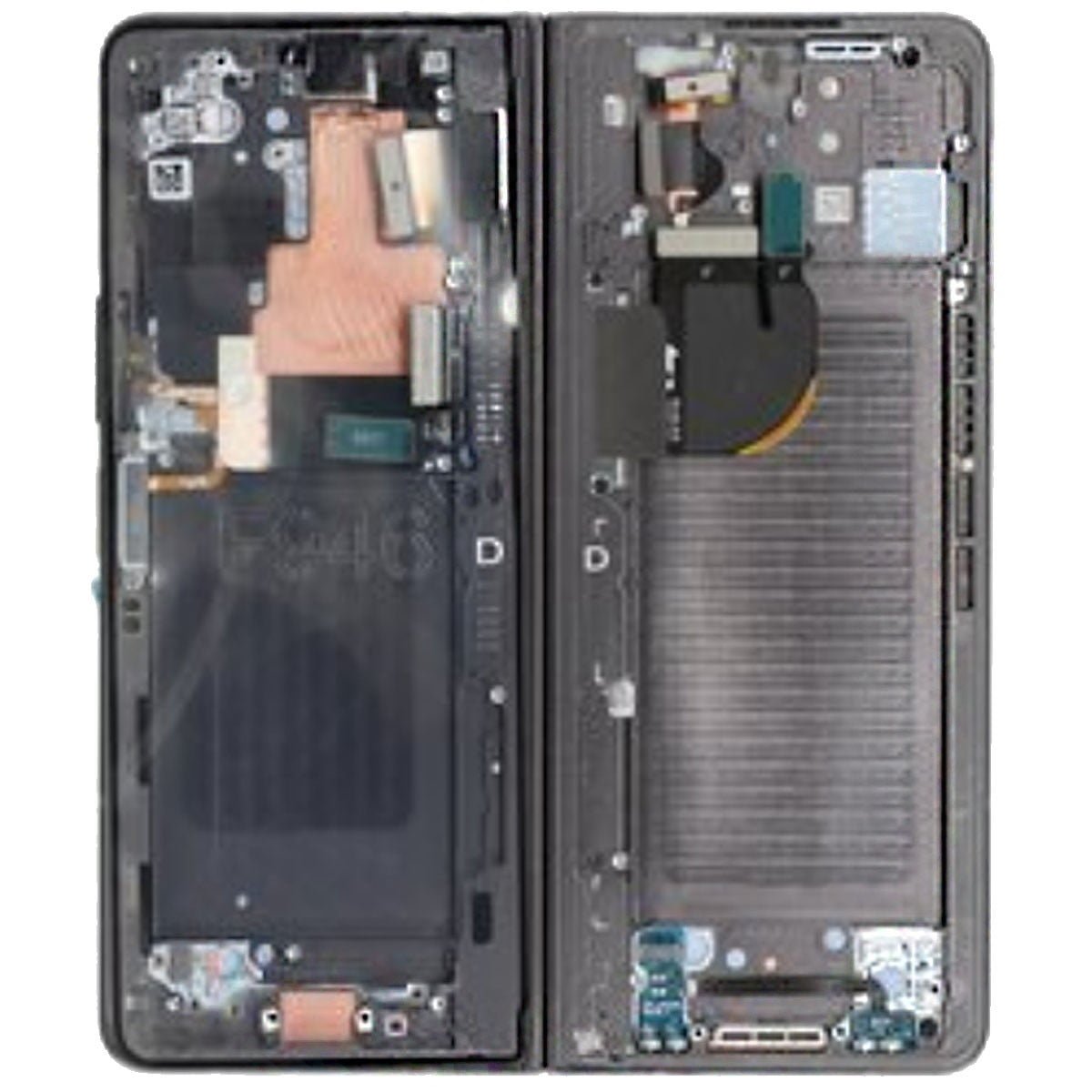 Dos, Vitre Arrière - Vitre Arrière Samsung Galaxy Z Fold 5 5G F946B Creme Original Demonte Grade A 6938697369589