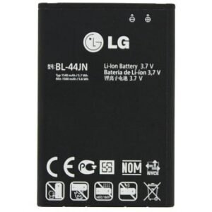 LG Optimus L3 (E400)/Optimus Noir (P970)/Optimus L5 (E610)/Optimus Sol (E730)/Optimus Pro (C660) Batterie BL-44JN - 1500 mAh