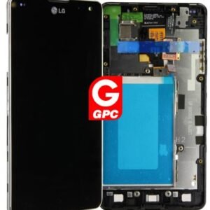 Écran LCD + Tactile Avec Cadre LG Optimus G (E975) -  Noir