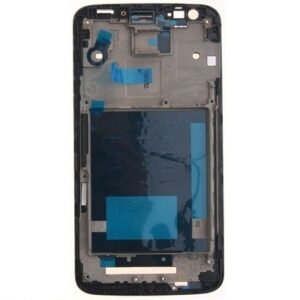 LG G2 (D802) Cadre central  avec Autocollant Adhésif Noir