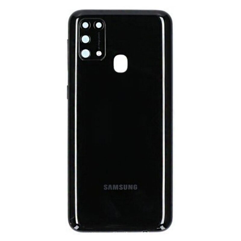 Cache arrière Samsung Galaxy M31 SM-M315F - GH82-22412C - Noir 2 Cache arrière Samsung Galaxy M31 SM-M315F - GH82-22412C - Noir