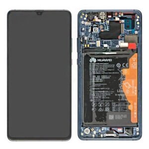 Huawei Mate 20 X (EVR-L29) Écran LCD + Tactile Avec Cadre Incl. Batterie Et Pièces 02352GoD Bleu