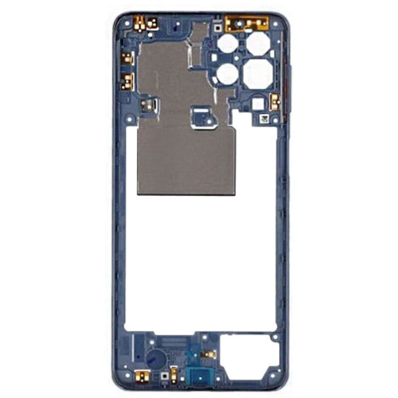 Samsung Galaxy M53 SM-M536B Cadre central - GH98-47481A - Bleu 2 Samsung Galaxy M53 SM-M536B Cadre central - GH98-47481A - Bleu