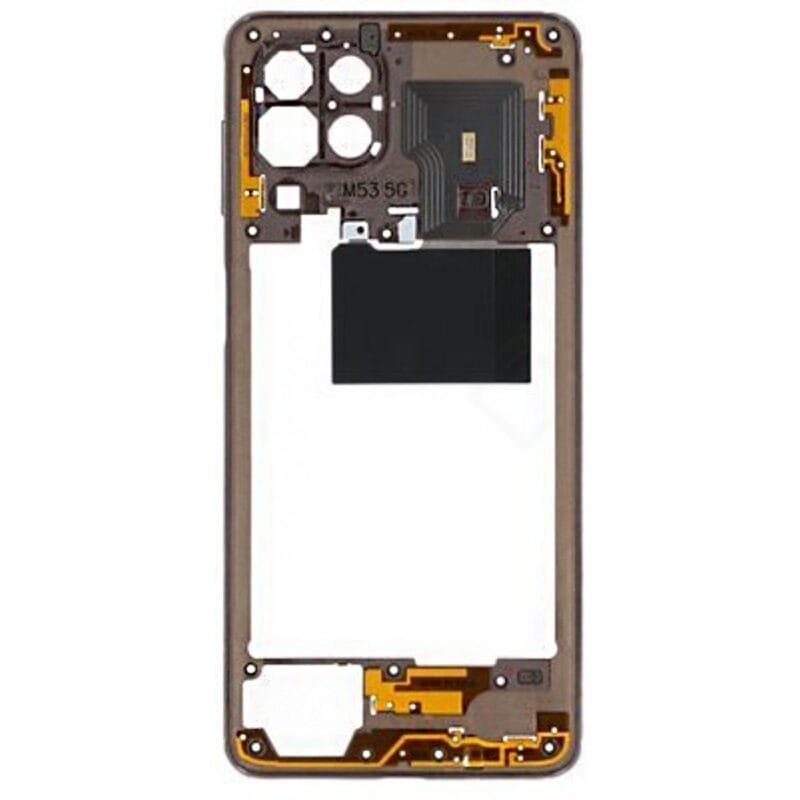 Samsung Galaxy M53 SM-M536B Cadre central - GH98-47481B - Brown