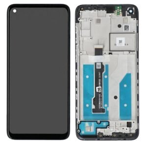 Écran LCD Tactile Avec Cadre Motorola Moto G8 (XT2045) - 5D68C16383 Noir