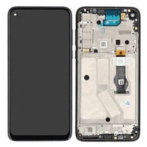 Écran LCD + Tactile Avec Cadre Motorola Moto G8 Power (XT2041) - 5D68C16142 - Noir