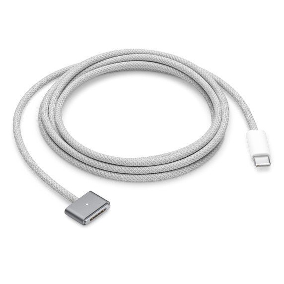 Apple USB-C to MagSafe 3 Cable - MPL23ZM/A - Bulk Original - 2 Meter - Gris Sideral 2 Apple USB-C to MagSafe 3 Cable - MPL23ZM/A - Bulk Original - 2 Meter - Gris Sideral