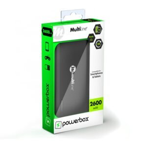 Multiline Powerbox Line - Powerbank 2600 mAh MLB-200 Noir