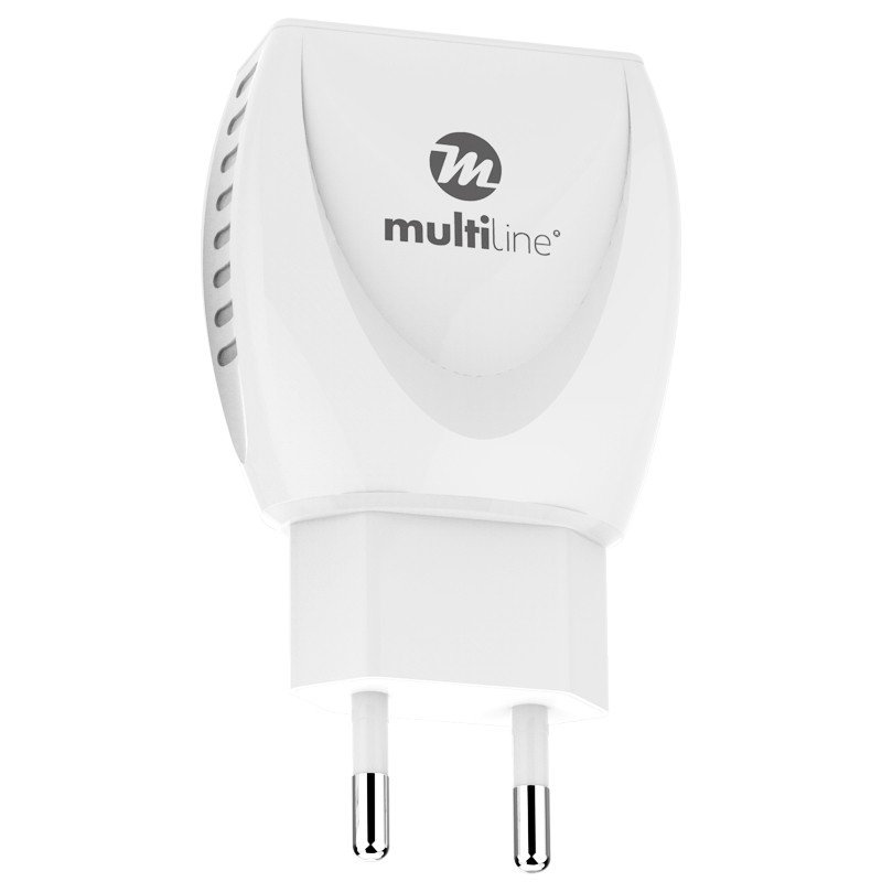 Multiline Dual Power Port Travel Charger 2.4A - incl. Type-C USB Cable 2 Multiline Dual Power Port Travel Charger 2.4A - incl. Type-C USB Cable