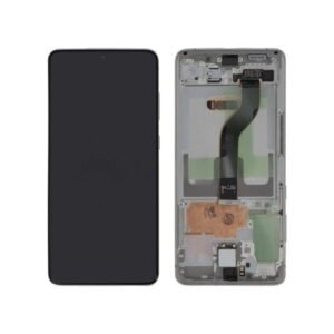 Écran LCD + Tactile Avec Cadre Samsung G985F Galaxy S20 Plus/G986F Galaxy S20 Plus 5G - GH82-31441B/GH82-31442B - (No Camera)  - Blanc