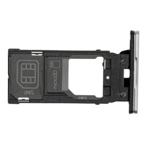 Tiroir Carte SIM / SD Sony Xperia XZ2 (H8266) - (Dual SIM) 1311-3778 Argent