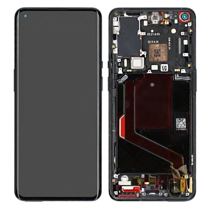 Écran LCD Tactile avec Cadre OnePlus 9 Pro (LE2123) - 1001100044 - Noir