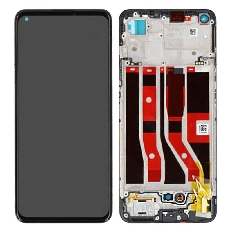Écran LCD + Tactile Avec Cadre Oppo A74 4G (CPH2219) - 4907039 - Noir