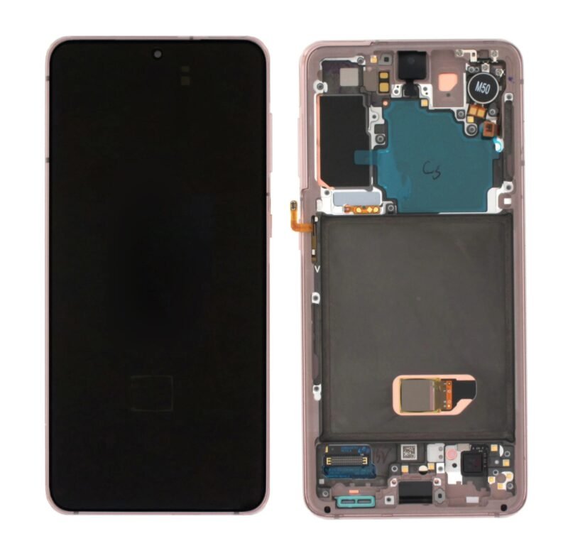 Écran LCD Tactile avec Cadre Samsung Galaxy S21 SM-G991B - GH82-27255D/GH82-27256D - (No Camera/Batterie) - Rose 2 Écran LCD Tactile avec Cadre Samsung Galaxy S21 SM-G991B - GH82-27255D/GH82-27256D - (No Camera/Batterie) - Rose
