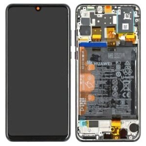 Écran LCD + Tactile Avec Cadre Huawei P30 Lite New Edition (MAR-L21BX) - 02353FPX/02353DQU - Noir