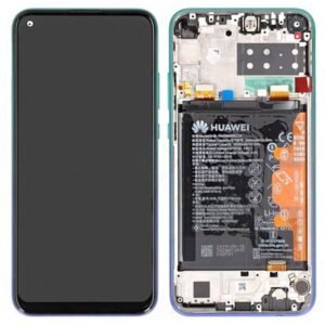 Écran LCD + Tactile Avec Cadre Huawei P40 Lite E (ART-L29)/Y7p (ART-L29) - Incl. Batterie Et Pièces 02353FMX Bleu