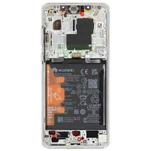 Écran LCD + Tactile Avec Cadre Huawei Mate 50 (CET-LX9) - 02355FQS - Argent