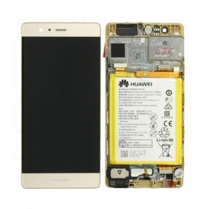 Écran LCD + Tactile Avec Cadre Huawei P9 - Incl. Batterie Et Pièces 02350SHB Gold