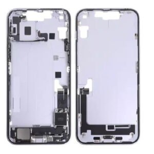 Cadre central  iPhone 14 avec petites pièces  Violet