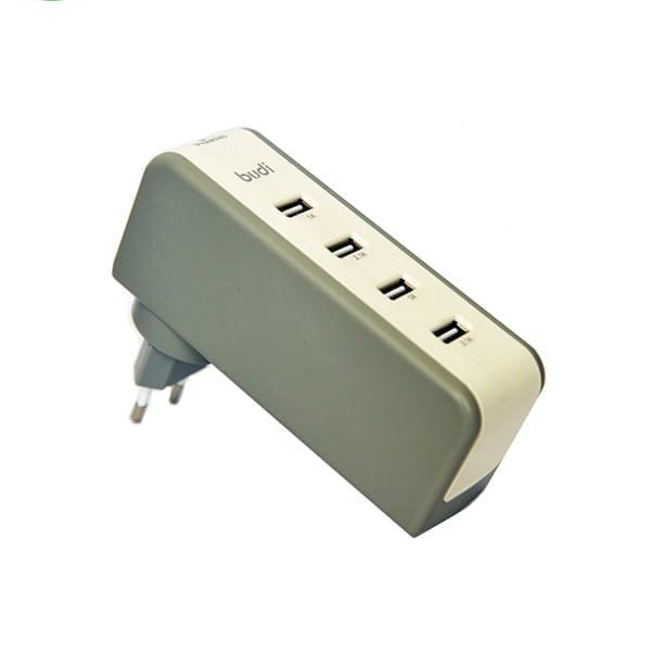 Budi 6 USB Chargeur Secteur avec Swivel - EU Plug 2 Budi 6 USB Chargeur Secteur avec Swivel - EU Plug