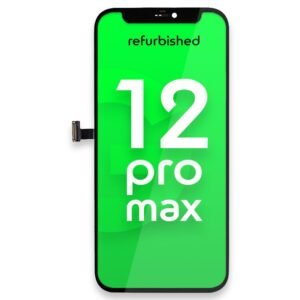 Écran LCD + Vitre Tactile iPhone 12 Pro Max Qualité Reconditionné  Noir