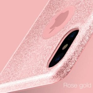 Fshang Samsung G950F Galaxy S8 Coque TPU Rosy Rose Gold