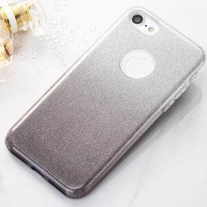 Fshang Coque TPU/G930F Galaxy S7 Coque TPU - Rose Gradient Series - Noir