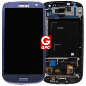 Samsung i9300 Galaxy S3 Cadre LCD  Bleu
