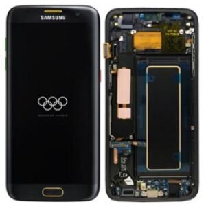 Écran LCD + Tactile Avec Cadre Samsung G935F Galaxy S7 Edge Écran GH97-19194A Olympic Noir