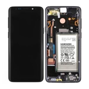 Écran LCD Tactile avec Cadre Samsung G965F Galaxy S9 Plus - GH82-15977A - Avec Batterie - Noir