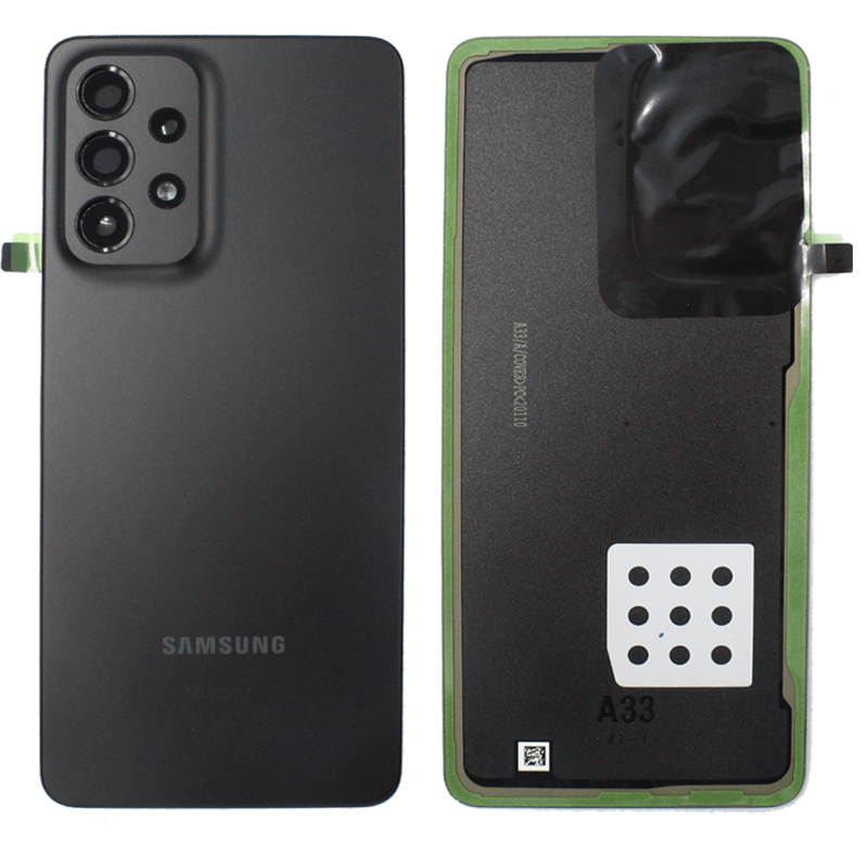 Cache arrière Samsung Galaxy A33 5G SM-A336B - GH82-28042A - Noir 2 Cache arrière Samsung Galaxy A33 5G SM-A336B - GH82-28042A - Noir