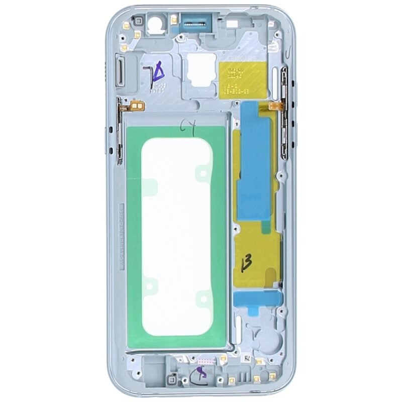Samsung Galaxy A5 2017 SM-A520F Cadre central avec bouton d'alimentation et Volume Flexible GH96-10623C Blue 2 Samsung Galaxy A5 2017 SM-A520F Cadre central avec bouton d'alimentation et Volume Flexible GH96-10623C Blue