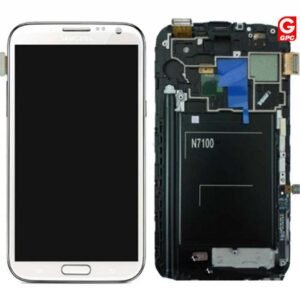 Écran LCD Tactile avec Cadre Samsung N7100 Galaxy Note 2 GH97-14112A Blanc