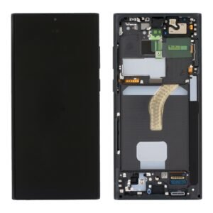 Samsung Galaxy S22 Ultra SM-S908B LCD + écran tactile + cadre - GH82-27488E/GH82-27489E - Gris
