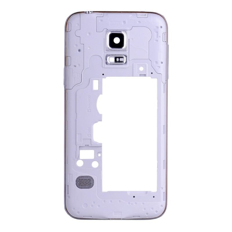 Samsung G800F Galaxy S5 Mini Cadre central Argent 2 Samsung G800F Galaxy S5 Mini Cadre central Argent