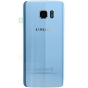 Cache arrière Samsung G935F Galaxy S7 Edge GH82-11346F Coral Bleu