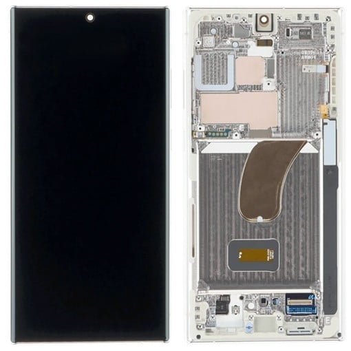Écran LCD + Tactile Avec Cadre Samsung Galaxy S23 Ultra SM-S918B - GH82-30466B/GH82-30465B - Cream 2 Écran LCD + Tactile Avec Cadre Samsung Galaxy S23 Ultra SM-S918B - GH82-30466B/GH82-30465B - Cream
