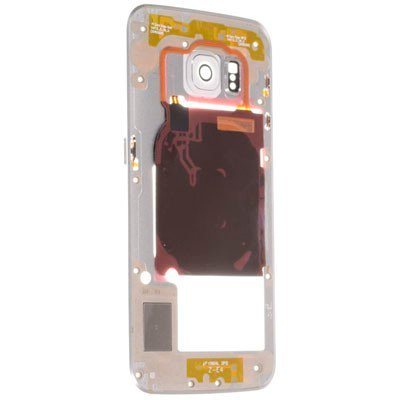 Samsung G925F Galaxy S6 Edge Cadre central avec bouton d'alimentation Volume NFC et Haut-Parleur Blanc 2 Samsung G925F Galaxy S6 Edge Cadre central avec bouton d'alimentation Volume NFC et Haut-Parleur Blanc
