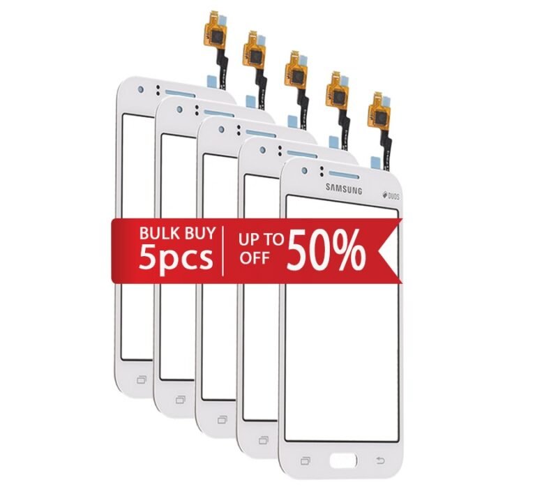 Écran Tactile Samsung J100 Galaxy J1 - Emballage en vrac 5 pièces Blanc 2 Écran Tactile Samsung J100 Galaxy J1 - Emballage en vrac 5 pièces Blanc