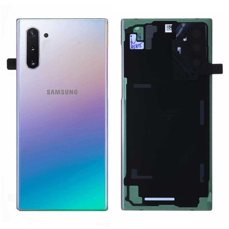 Cache arrière Samsung N970F Galaxy Note 10 GH82-20528C Aura Glow/Argent