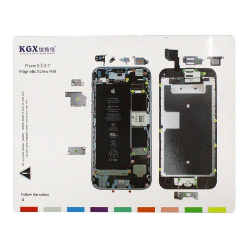 Magnetic Screw Mat iPhone 6S 2 Magnetic Screw Mat iPhone 6S