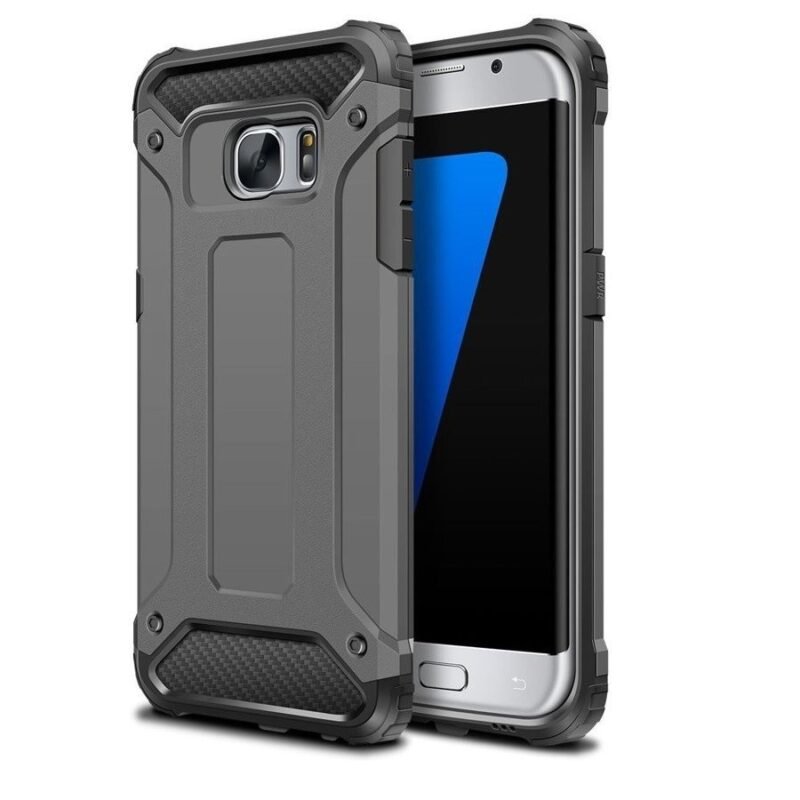 Samsung Fashion Case G930F Galaxy S7 Hard Case - Super Defender Series - Gris 2 Samsung Fashion Case G930F Galaxy S7 Hard Case - Super Defender Series - Gris