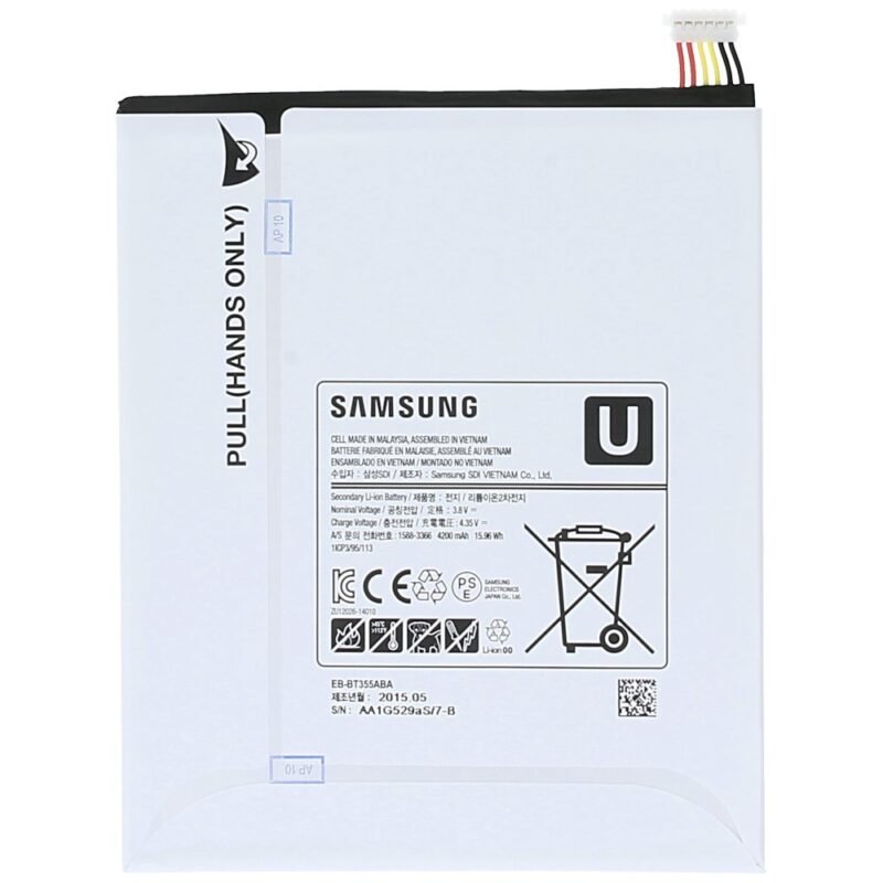 Samsung T350 Samsung Galaxy Tab A 8.0 (WiFi)/T355 Samsung Galaxy Tab (3G/LTE) Batterie 4200 mAh - EB-BT355ABE