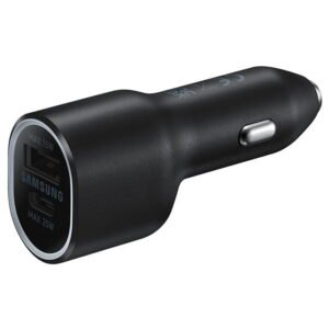 Chargeur de voiture double Samsung Fast Charge (40 W) - EP-L4020NBEGEU - Noir