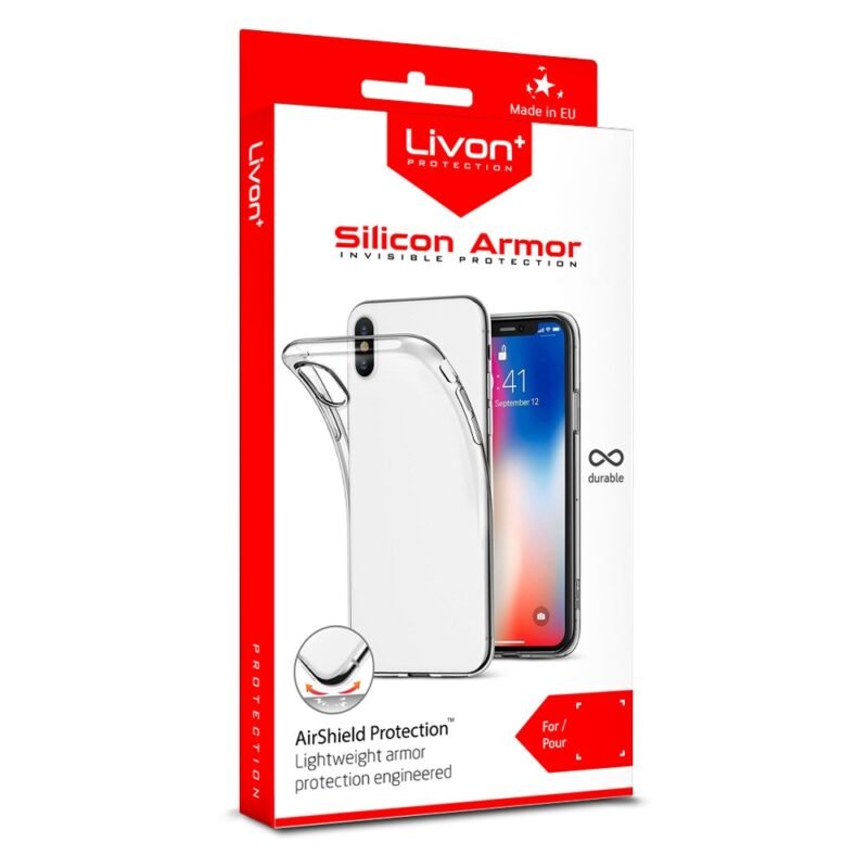 Coque Livon Samsung G950F Galaxy S8 Silicon Armor - Clear 2 Coque Livon Samsung G950F Galaxy S8 Silicon Armor - Clear