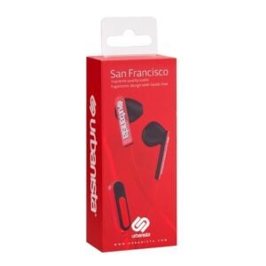 Urbanista San Francisco Earphones  avec Remote et Mic - Rouge