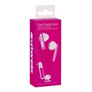 Urbanista San Francisco Earphones  avec Remote et Mic - Rose