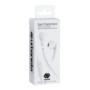 Urbanista San Francisco Earphones  avec Remote et Mic - Blanc